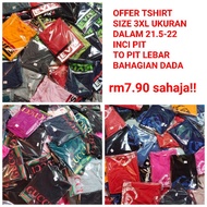 OFFER TSHIRT MURAH DEWASA SIZE 3XL / TSHIRT MURAH