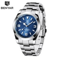 BENYAR 2025 New Stainless Steel Automatic Men Watches Top Brand Waterproof Luxury Men Mechanical Wri