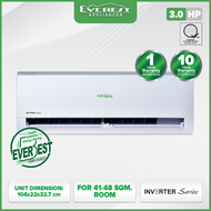 EVEREST 3.0HP Inverter Split Type Aircon | with Remote Control | Includes Free 10ft. Installation | 