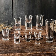 Wine Set Glass Thick-Soled Glass Goblet Small Wine Glass Set Sip Glass Spirit Glass