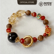 Fire & Water Element Agarwood Bracelet Warm Agarwood Bracelet ・ Stillwater Agarwood Bracelet|NYCX Na