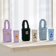 【母親節禮盒】迪士尼 萌趣泡泡紗真空保溫杯提袋組530ml