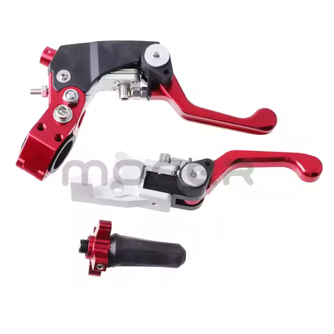 Racing CNC Aluminum Foldable 360 Clutch Brake Levers Handle Save Effort For CR CRF YZF EXC Bosuer Ka