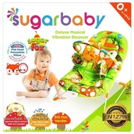 ayunan/Bouncer Sugar Baby Deluxe Musical Vibration Bouncer 1 Recline Sugar Fox Bouncer Bayi Otomatis