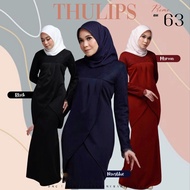 ✨THULIPS PROMO RM63 ▪️ Ready Stock Borong Bridesmaids/Kenduri/Pelajar/Baju Kerja. Cutting kurung modern. ( S/M , L ) YS