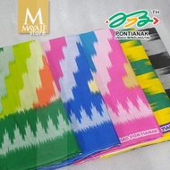 Woven sarong with a typical Pontianak motif /Typical Malay Pontianak cloth