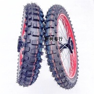 Off-road รถจักรยานยนต์อุปกรณ์เสริม 70/100-17 ด้านหลัง 90/100-14 นิ้ว C Hub เหล็กขอบยางสําหรับอุปกรณ์