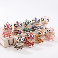 Foshan Lion Dance Keychain Diamond-studded Lion Dance Little Lion Pendant Bag Pendant Small Gift
