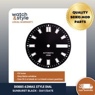 D0885 62mas Style Dial - Sunsburst Black - Day/Date