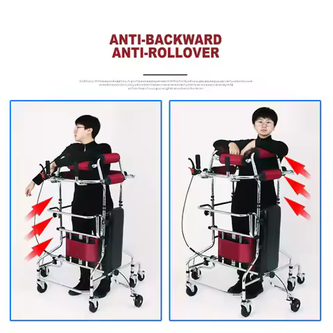 Walk Support Aluminum Alloy Folding Walking Aid The Disable Hemiplegia Training Walker Adult Standin