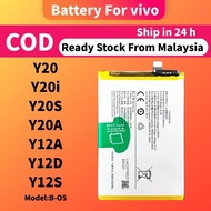 Bateri For Vivo Y20 Y20A Y20S Y20i Y12A Y12D Y12S Battery B-O5