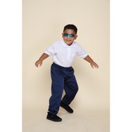 TSHIRT PUTIH ROUNDNECK LENGAN PANJANG ( KOLAR BULAT)