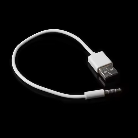 USB 3.5mm Data Sync Charging Cable Adapter for Apple for iPod for Shuffle 2nd R9UA