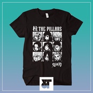 Manga Anime T-shirt Unisex Clothes Men Women XXL Kimetsu No Yaiba Hashira Member