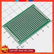 [3 Pieces]- FR4 PCB Solder Test Board 4x6cm Double-Sided Green Coating
