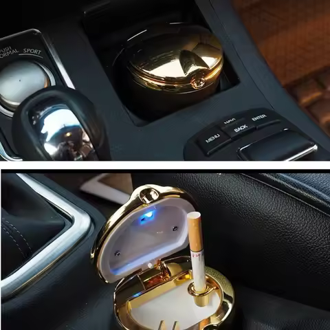 Universal Car ashtray 1pcs black High temperature resistance parts for Audi Cabriolet A6L A8L A4 Ava