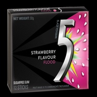 WRIGLEY'S 5GUM Strawberry Flavor Chewing Gum 12's