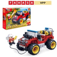 Fire Engine Assembly Toy - Fire Engine - Toys&Joys 7106 (148 Pieces)