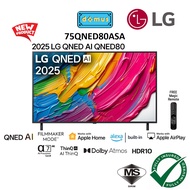 2025 LG QNED80 75 Inch QNED AI TV HDR10 75" 4K Smart TV Murah Television 电视机 電視機 75QNED80ASA