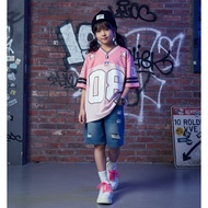 OLIVERKIDS - Boys and girls jersey 3-12 years NO 08 print Full Printing Women Girls Half Vintage Str