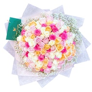 Kaleidoscope 99 Rose Bouquet