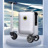 W-8&amp; School Luggage Smart Electric Riding Trolley Case Luggage Collapsible Boarding Bag Scooter Electric Car JC4W