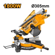 Ingco 1200W Electric Mitre Saw and Table Saw Aluminum Cutter Miter Cutting Machine Power Tool MT2S18