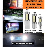 Car Reverse Light Bulb 27 LED Vehicle Flash Mode Non Flash Mode T15 T20/7440 7443 1156 1157