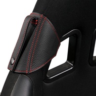 JDM Racing Bucket Seat Belt Guide Holder Protector Genuine Leather for BRIDE RECARO SPARCO OMP