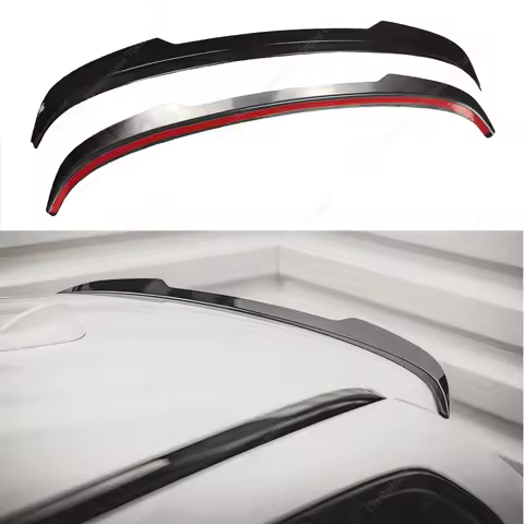 For BMW G21 Gloss Black Maxton Style ABS Rear Spoiler Caps 320i 330i 330d 330e M340i M340d Touring 2