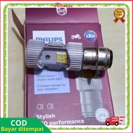 PHILIPS LAMPU DEPAN LED MOTOR BEAT SCOOPY OLD ORI BOHLAM LAMPU DEPAN