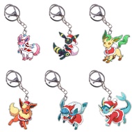 Pokemon Eevee Keychain sylveon leafeon jolteon Christmas costume Anim character