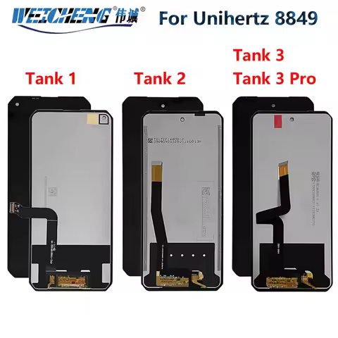 100% Tested For Unihertz 8849 Tank 1 Tank 2 Tank 3 LCD Display Touch Screen Digitizer Assembly For U