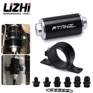 58mm Universal Inline Fuel Filter with Adaptor AN6 AN8 AN10 Fittings 50 Micron Element And 60mmFuel 