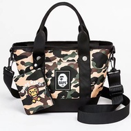 Japan Magazine 2021 BAPE APE BATHING Camo 2 in 1 MILO Card Holder Crossbody Bag