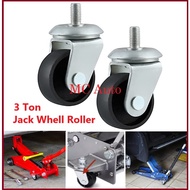 【Heavy Duty】 3 Ton Floor Jack Wheel Roller 12mm (1pc) 3Ton Jack Tyre Tayar Roda Parts Mechanic Foreman Tool