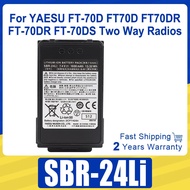 SBR-24Li Walkie-Talkie Li-ion New Battery For YAESU FT-70D FT70D FT70DR FT-70DR FT-70DS Two Way Radi