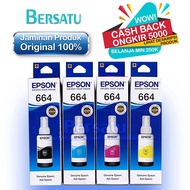 Epson 664 T664 Original 6641 6642 6643 6644 WOW Cash Back 5K Printer Ink L100 L110 L120 L121 L200 L2