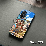 Case poco C71 Motiff One Piece - Softcase Glass poco C71 - Casing poco C71 - Silicone For poco C71 -