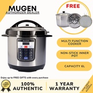 MUGEN Multifunction Pressure Cooker, Free voucher, Non Stick Pot, Stainless Steel Pot Ready Stock 11