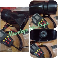 TOMBOL Horn mix siren 7 sound 7 buttons 12 VOLT