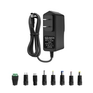 9V Power Supply Adapter 1A 9W DC Power Adapter 100-240V AC to DC 9V Power Cord Transformer 9Volt 1Am