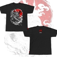 Attirelab Samurai Japan Design Tshirt Cotton Plus Size or Big Size Ready Stock XS until 9XL