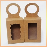 Kraft Paper Window Box PVC Window Box Toy Accessories Hanging Ear Box Wedding