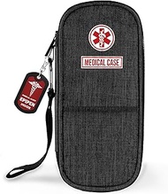 mnmoom Epipen carry case Emergency Medical Carrying Case Insulated with a Epipen Tag Fits 2 EpiPens,