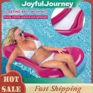 Foldable Inflatable Hammock Back Floating Row Air Bed Swimming Pool Chair