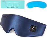 LIZICH New Cordless Heated Eye Mask,2-in-1 Warm Eye Compress Mask For Dry Eyes,Eyelid Hot Compress,E