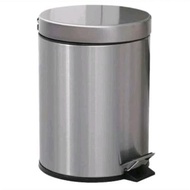 Krisbow Stainless Steel Trash Bin 5 L Pedal Trash Bin Original