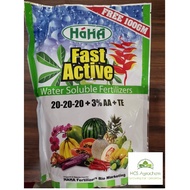 (+-1.5KG) Fast Active Water Soluble Fertilizer 20-20-20+3AA+TE