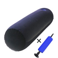 Long Lumbar Pillow PVC Inflatable Long Bolster Pillow Roller Cylinder Body Pillow Cervical Pillow Lo